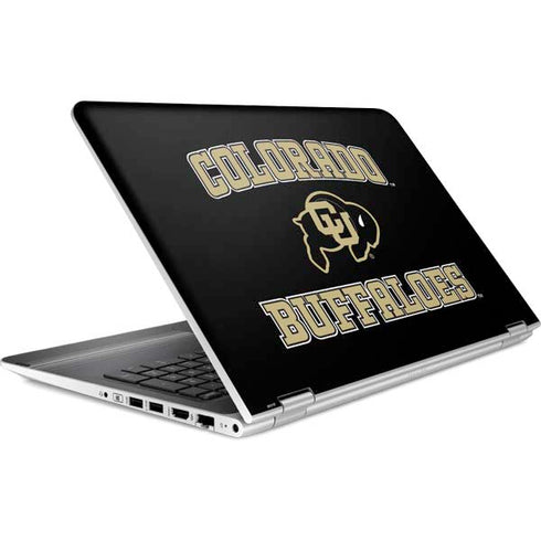 University of Colorado CU Logo on Gold HP Pavilion Skin
